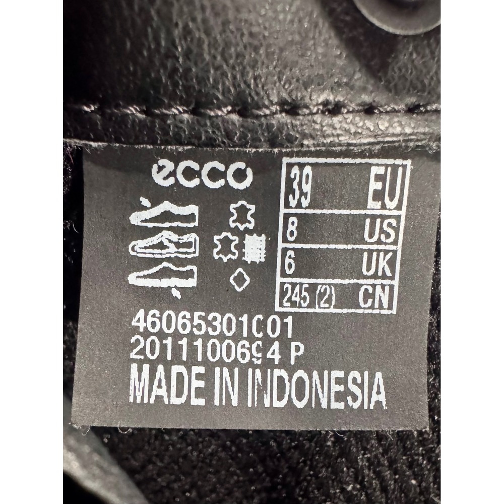 ECCO Soft 7 Tred Mens Black Leather High Top Sneakers 46065301001 Size 39 US 8 - Picture 3 of 9